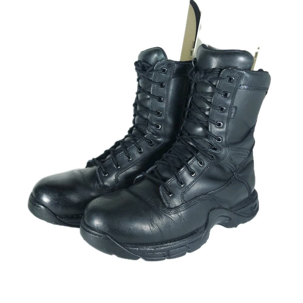 Danner Men’s Striker II GTX 8” US10D Black Leather Laceup Tactical Combat Boots